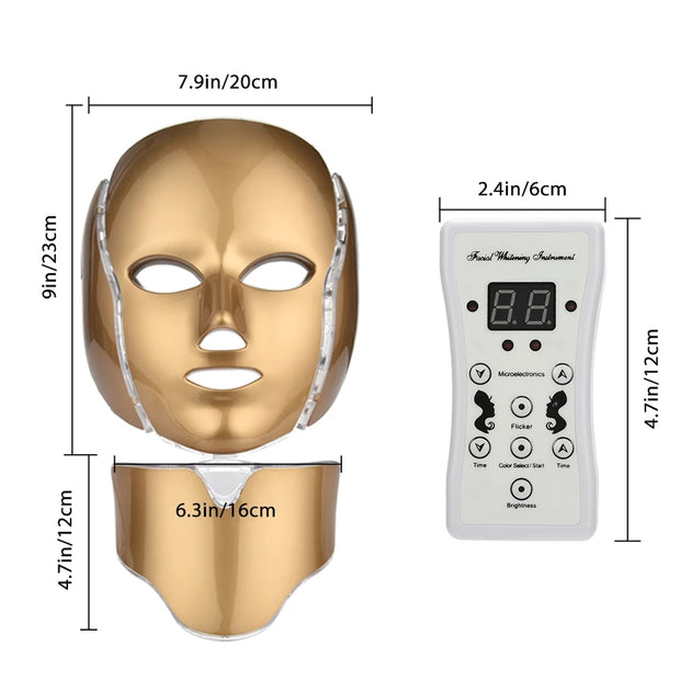 Face and Neck LED light therapy US or EU plug